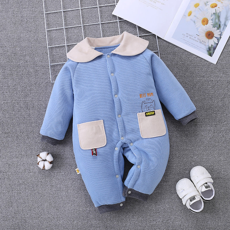 Climbing Suit One-piece Cotton Romper Baby Warm Go Out
