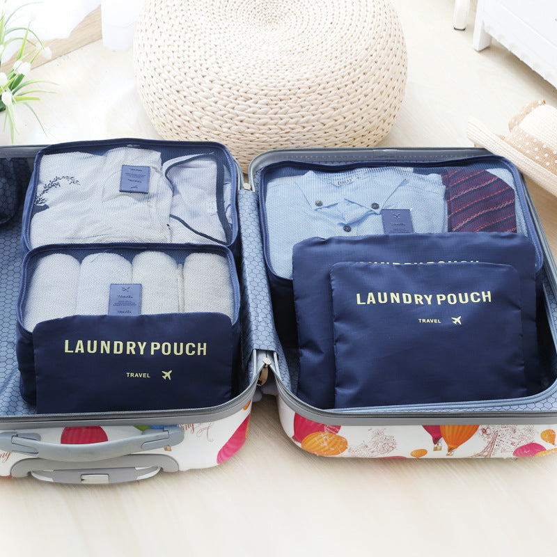 Korean Travel Storage Bag Six Luggage Storage Bags