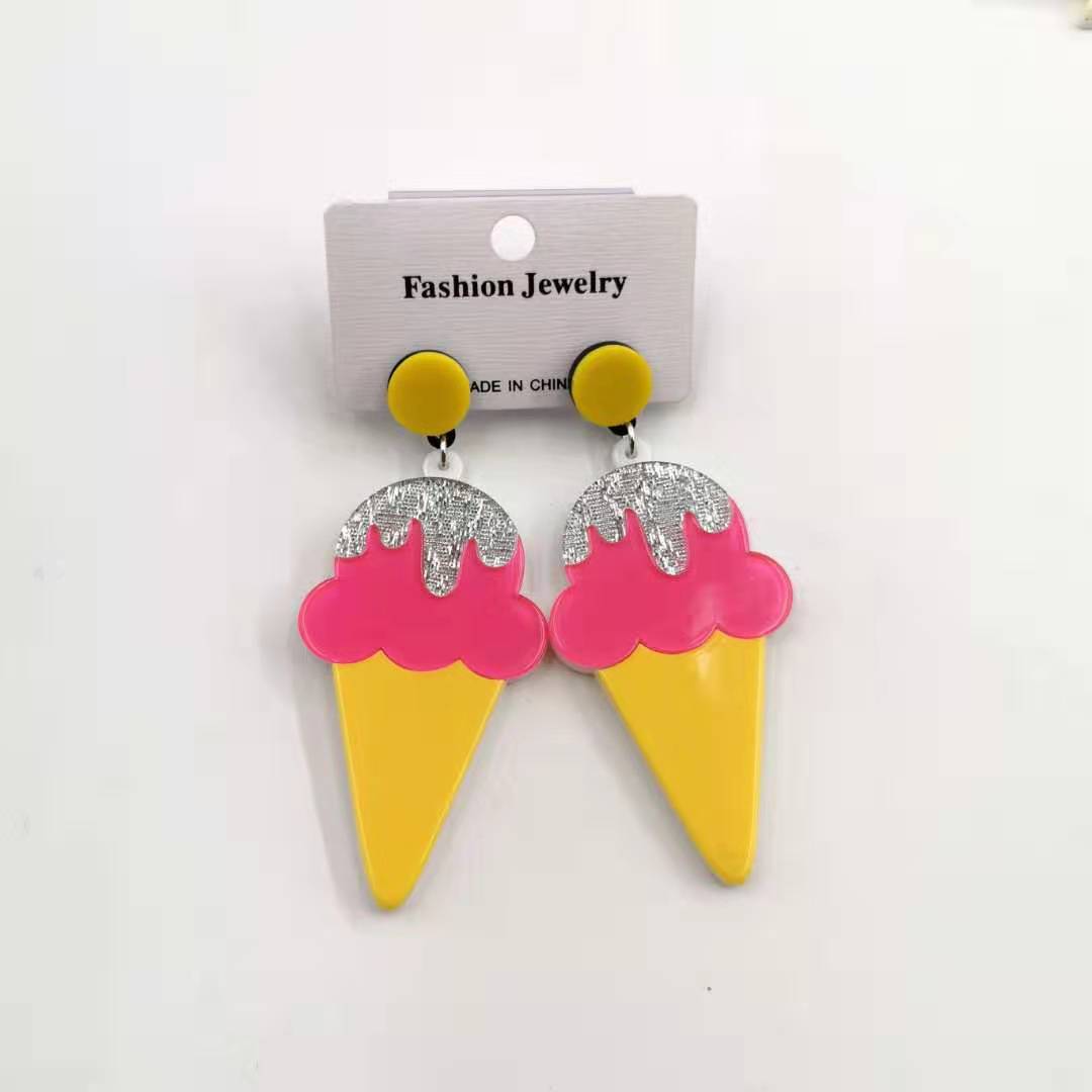 Acrylic Earrings Personalized Earrings Earrings