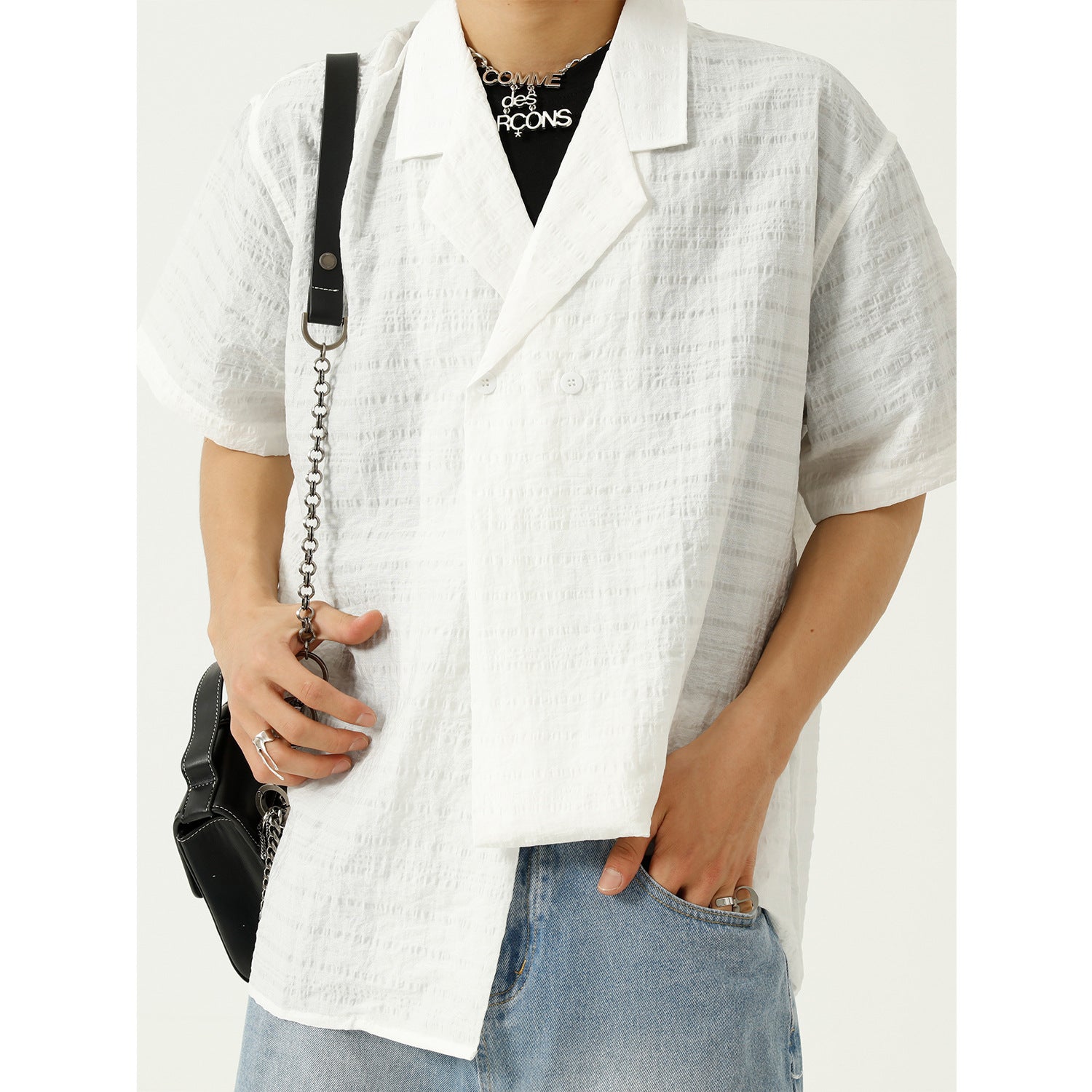 Men's Summer Design Short Sleeve Shirt Men