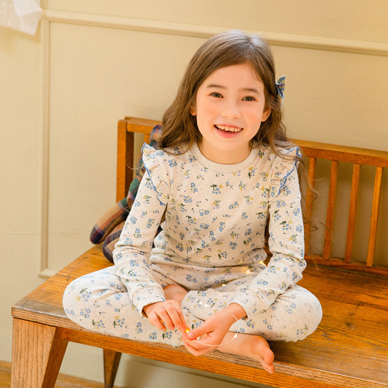 Baby Girl Child's Home Service Pajamas Set