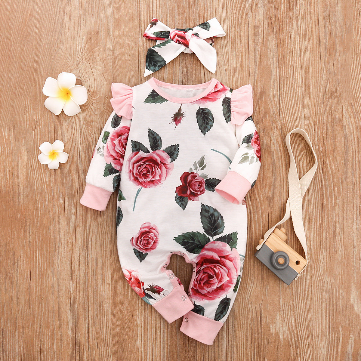 Printed Siamese Romper Clothes Foreign Trade Supply Baby