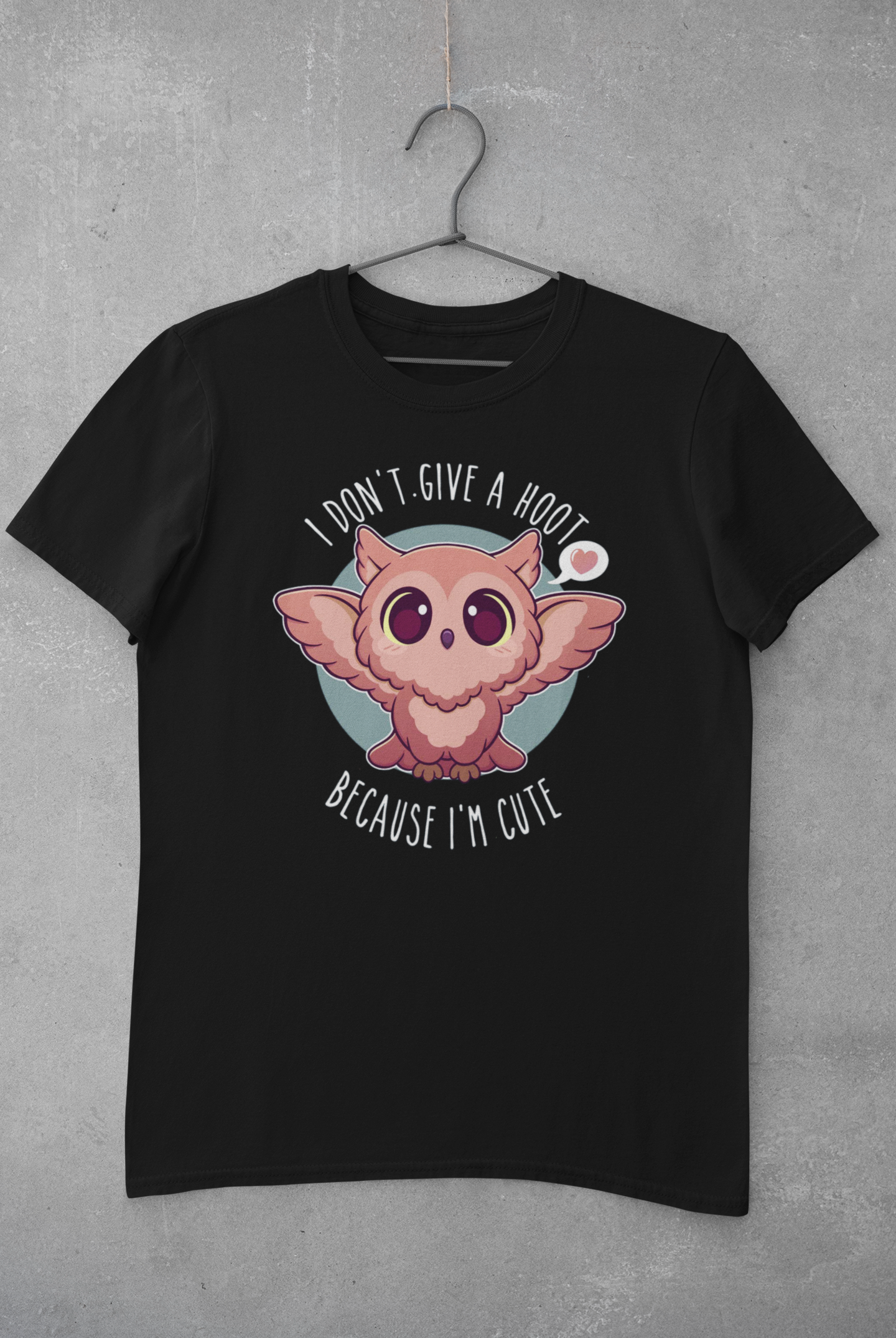 Cute Owl Printed T-Shirt For Women