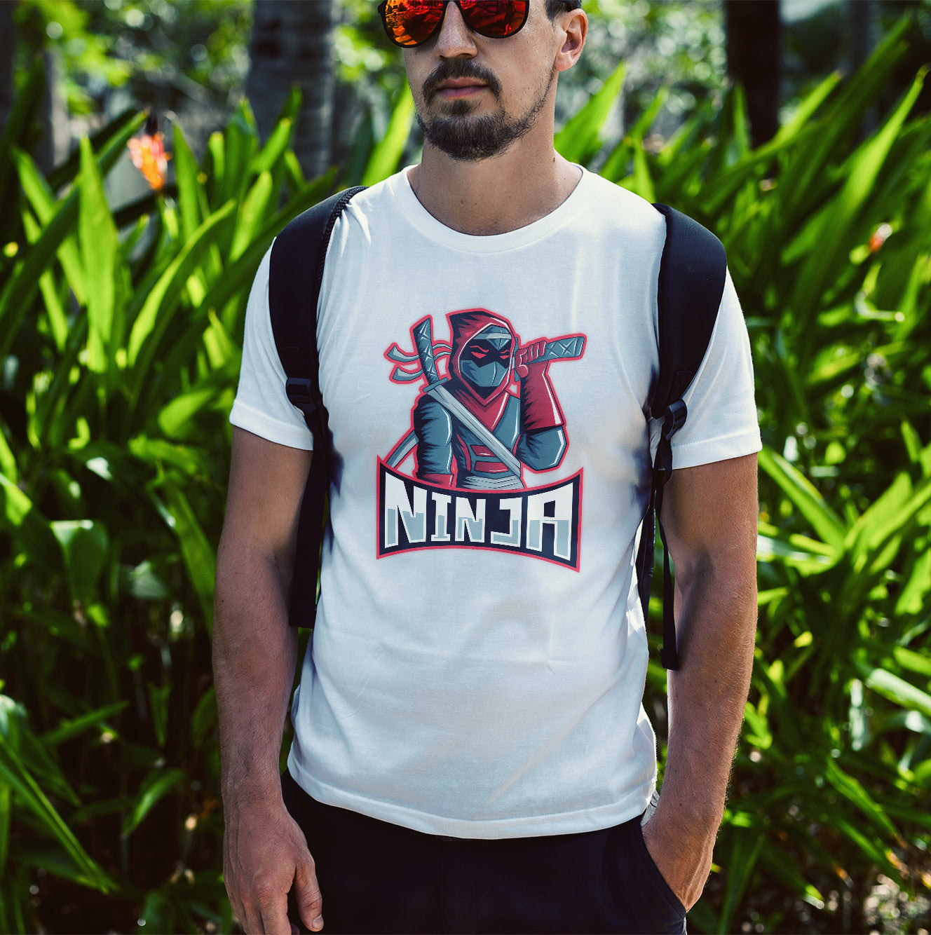 Ninja T-Shirt 100% Cotton For Men