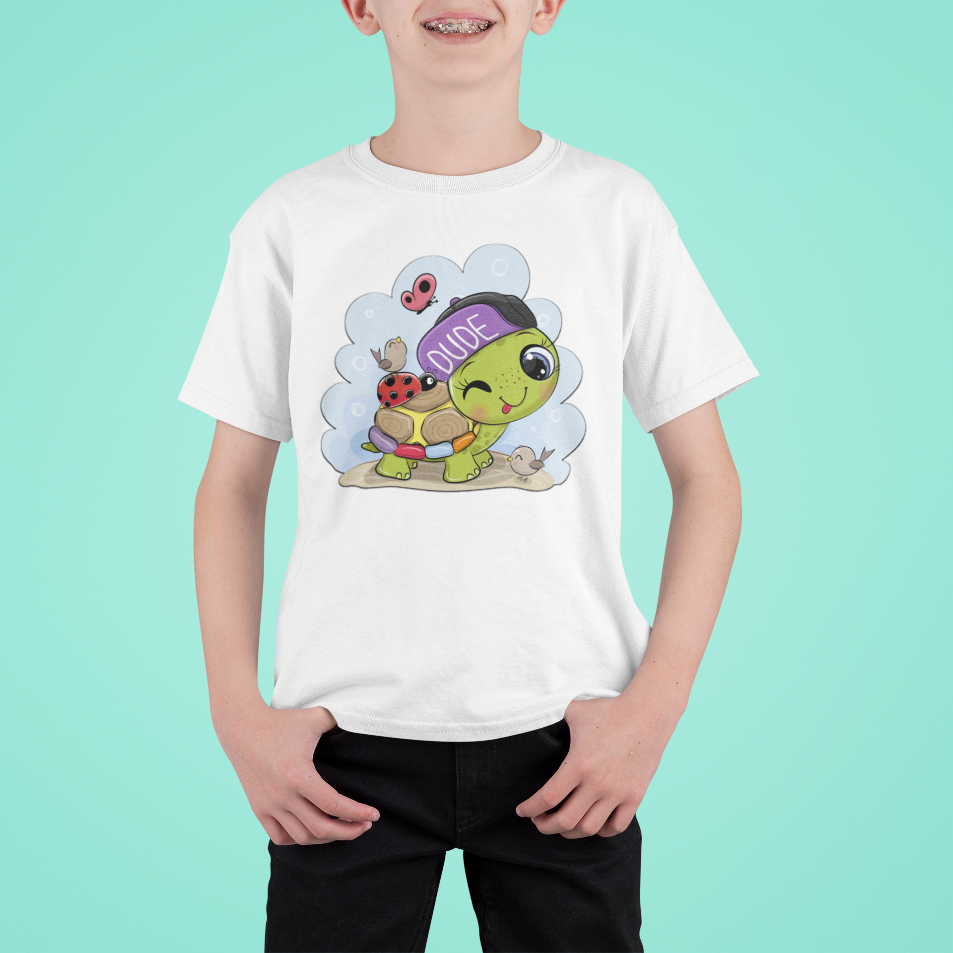 Boy's T-Shirt (cute turtle)