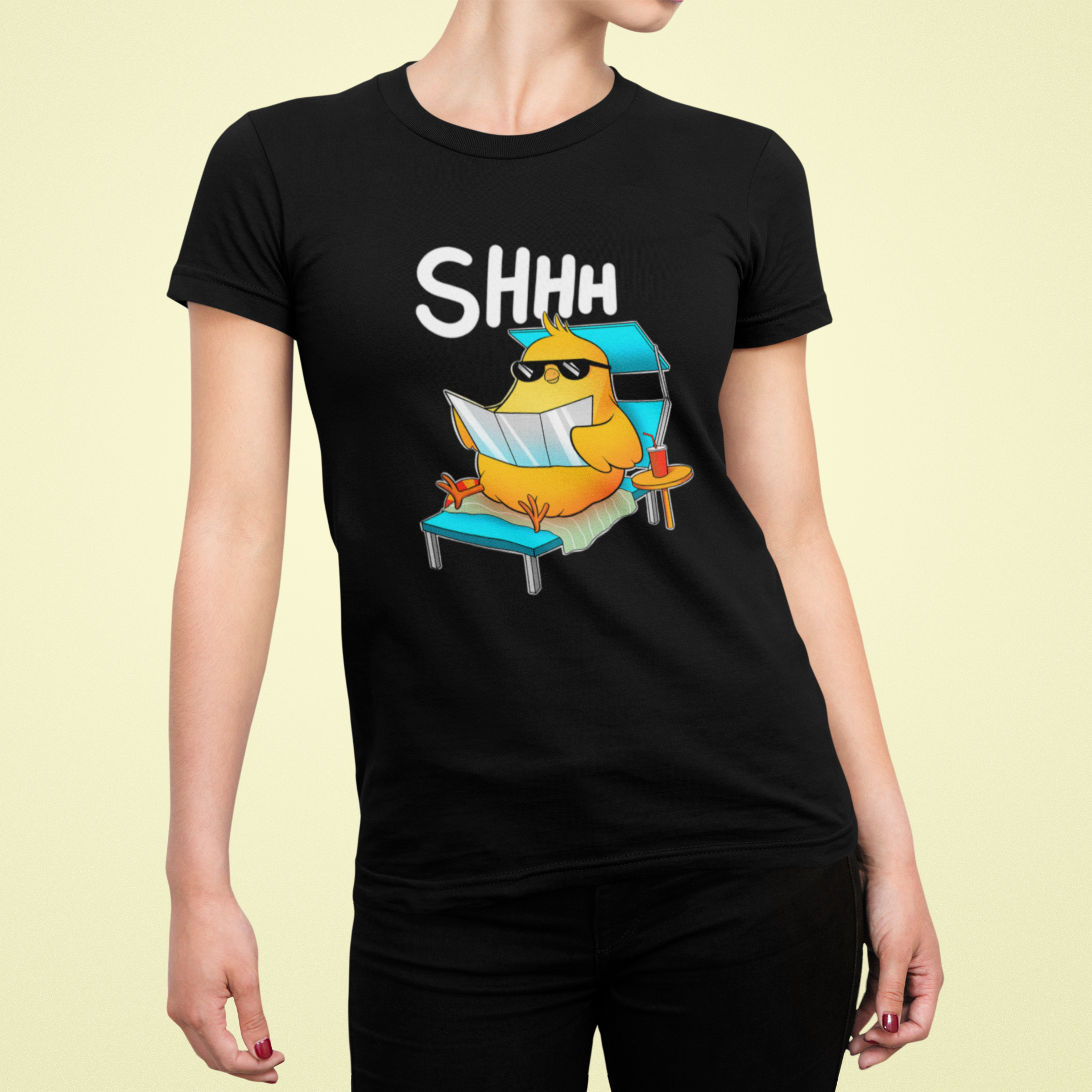 Women's T-Shirt (Cute Chick Print)